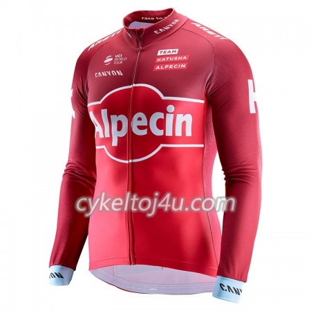 Cykeltrøje 2017 Team Katusha-Alpecin N001 Langærmet